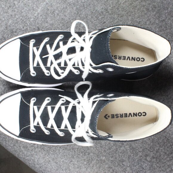 Converse Chuck Taylor All Star Lift High Platforms Black 560845F Mens 11.5 - Picture 10 of 12